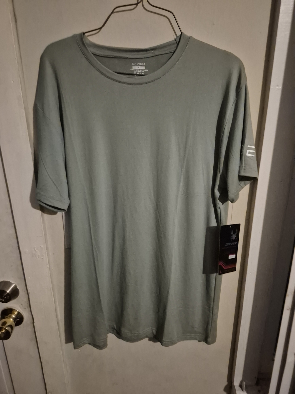 Spyder Men's Short Sleeve Tee in Olive Sage